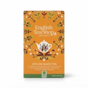 Organiczna herbata czarna cejlońska English Tea Shop — opakowanie, zdjęcie studyjne