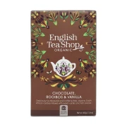 Ekologiczna herbatka ziołowa rooibos z ziarnami kakaowca i laskami wanilii English Tea Shop