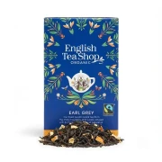 Organiczna herbata czarna z bergamotką English Tea Shop — opakowanie i zawartość produktu