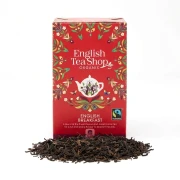 English Breakfast - organiczna herbata czarna cejlońska English Tea Shop — opakowanie i zawartość produktu