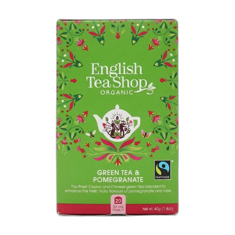 Organiczna herbata zielona z granatem English Tea Shop