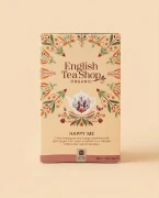 Organiczna herbatka ziołowa z trawy cytrynowej z jabłkiem. skórką pomarańczy i przyprawami - Happy Me English Tea Shop — opak