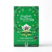 Organiczna herbata zielona cejlońska English Tea Shop — opakowanie, zdjęcie studyjne