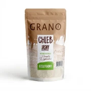 Jasny chleb bezglutenowy - mieszanka do pieczenia 500g Grano — opakowanie, zdjęcie studyjne