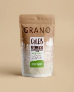 Promnicki chleb z ziarnami bezglutenowa mieszank do pieczenia 500g Grano — opakowanie na tle w kolorze produktu