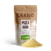 Bezglutenowa mąka jaglana 500g Grano — opakowanie i zawartość produktu