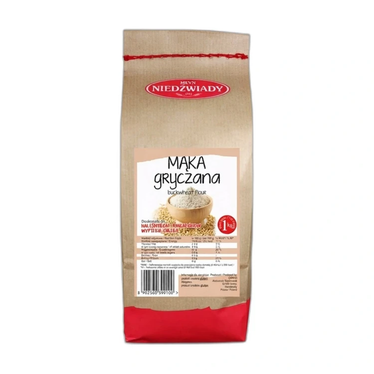 Mąka gryczana 1 kg Młyn Niedźwiady