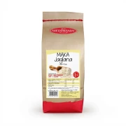 Mąka jaglana 1kg Młyn Niedźwiady — opakowanie, zdjęcie studyjne