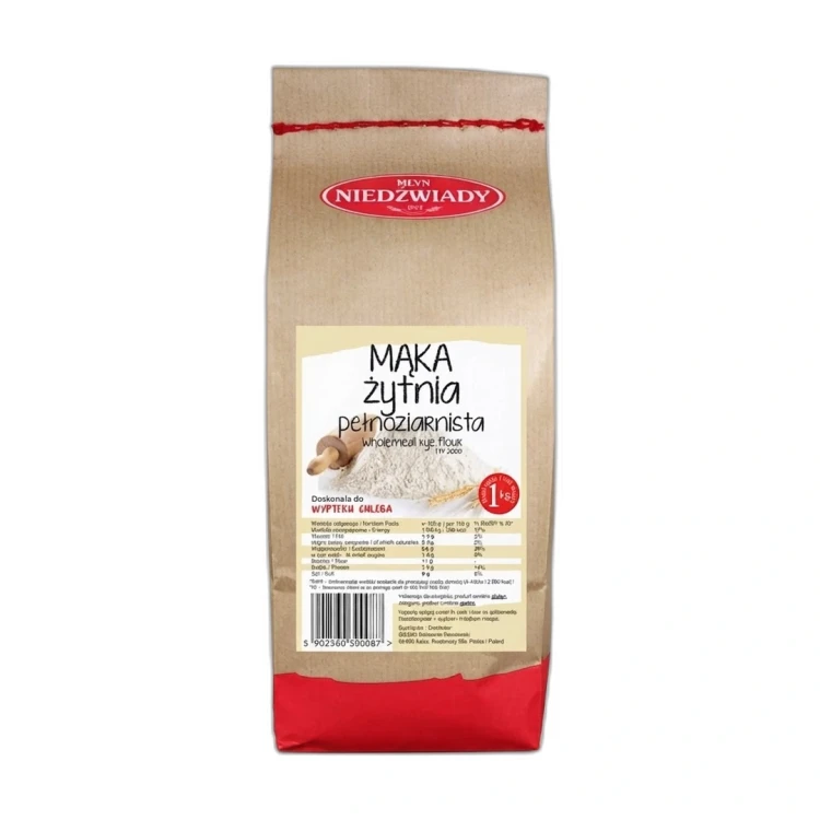 Mąka żytnia 1 kg Młyn Niedźwiady