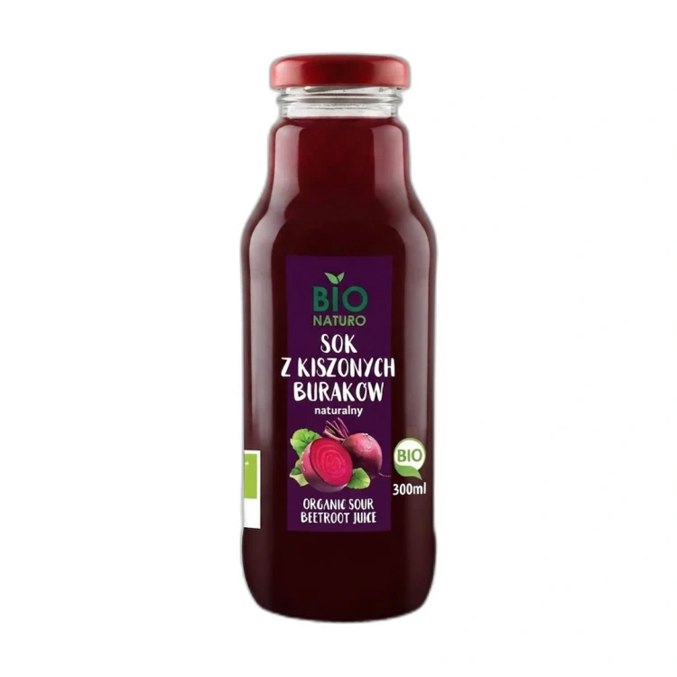 Ekologiczny sok z kiszonych buraków 300 ml Bio Naturo