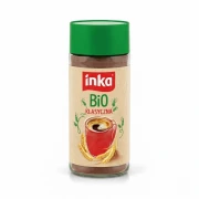 Kawa zbożowa Inka BIO 100g Inka — opakowanie, zdjęcie studyjne