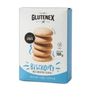 Bezglutenowe biszkopty bez dodatku cukru 100 g Glutenex