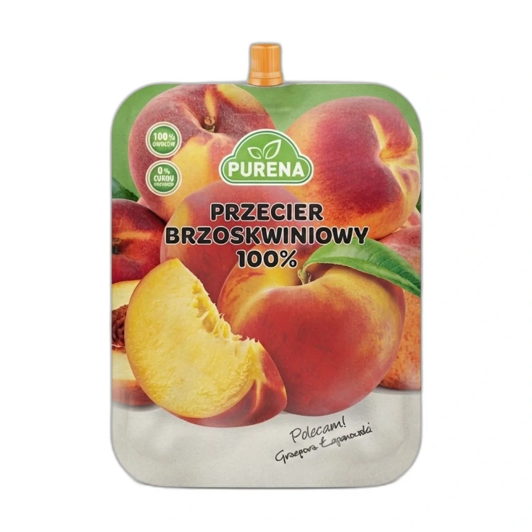 Przecier brzoskwiniowy 100% 350 g Purena