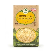 CEBULA SUSZONA 60 g Dary Natury — opakowanie, zdjęcie studyjne