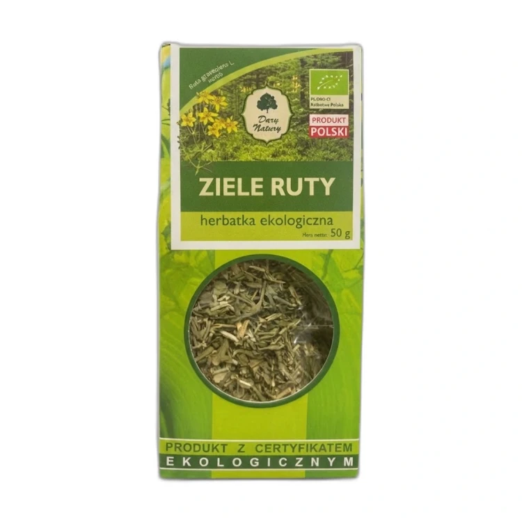 ZIELE RUTY 50 g Podlaski Ogród Ziołowy — opakowanie na białym tle