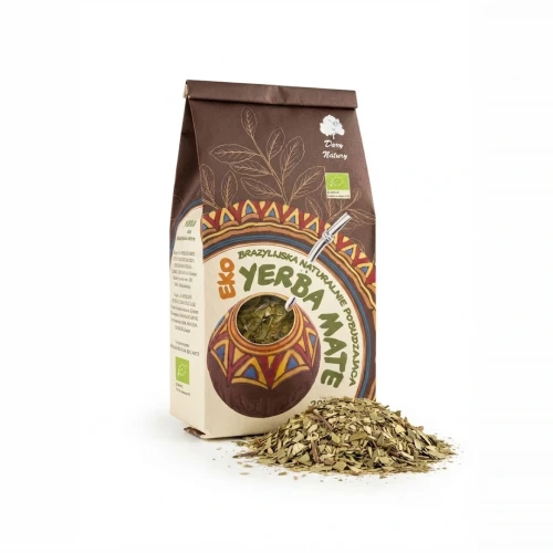 EKO YERBA MATE 200 g Dary Natury — opakowanie i zawartość produktu