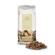 Ekologiczny makaron żytni - świderki 400g Bartolini — opakowanie i zawartość produktu