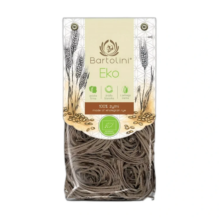 Ekologiczny makaron żytni - gniazda 250 g Bartolini