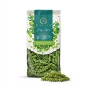 Dary Ziemi Makaron z zielonego groszku - świderki 250g Bartolini — opakowanie i zawartość produktu