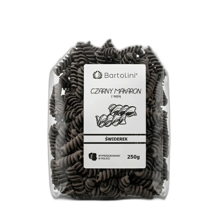 Makaron durum z sepią 250 g BARTOLINI — opakowanie na białym tle
