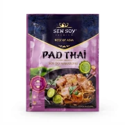 Sos do tajskiego makaronu Pad Thai 80g Sen Soy — opakowanie, zdjęcie studyjne