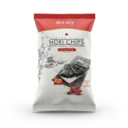 Chipsy Nori - kimchi Sen Soy — opakowanie, zdjęcie studyjne