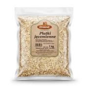 Płatki jęczmienne 1 kg Orzeszek — opakowanie, zdjęcie studyjne