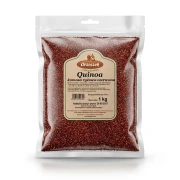 Quinoa komosa ryżowa czerwona 1 kg Orzeszek — opakowanie, zdjęcie studyjne