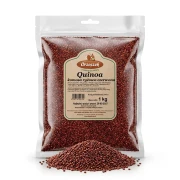 Quinoa komosa ryżowa czerwona 1 kg Orzeszek — opakowanie i zawartość produktu