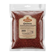 Quinoa komosa ryżowa czerwona 1 kg Orzeszek — opakowanie na białym tle
