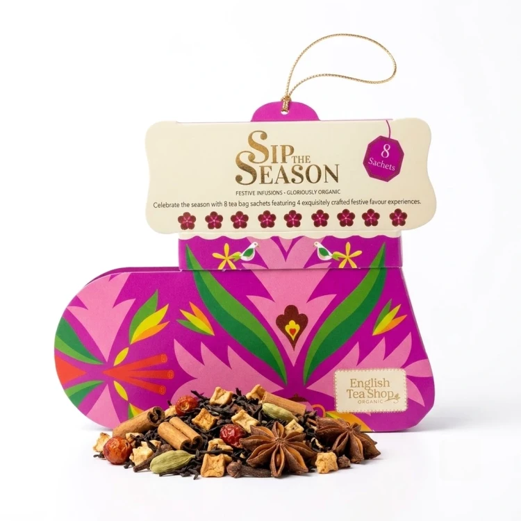 Festive Infusions 12 g Sip the Season — opakowanie i zawartość produktu
