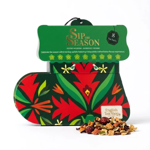 Festive Infusions 12 g Sip the Season — opakowanie i zawartość produktu